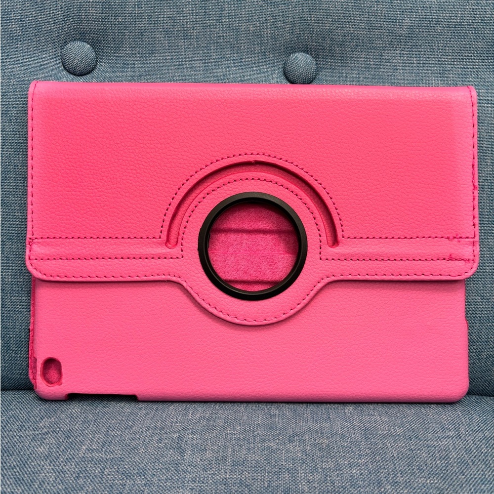 Pink Rotating Tablet Case for IPAD 5 or 6 (9.7 inch screen)